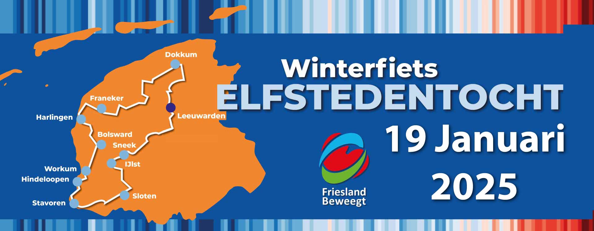 Winterfiets Elfstedentocht