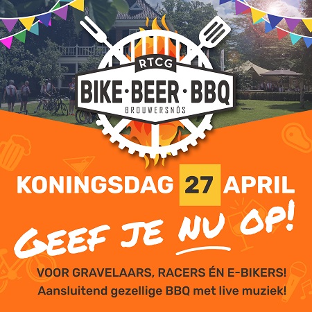 BIKE-BEER-BBQ e-bike tocht Koningsdag 2024