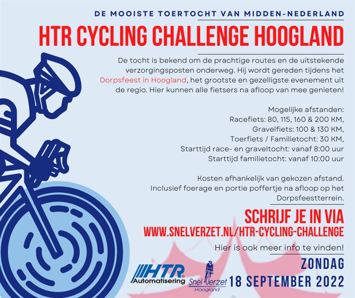 Cycling Challenge Hoogland 2022 - Toerfietseditie