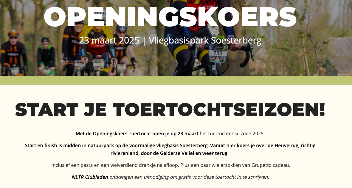 Openingskoers 2025