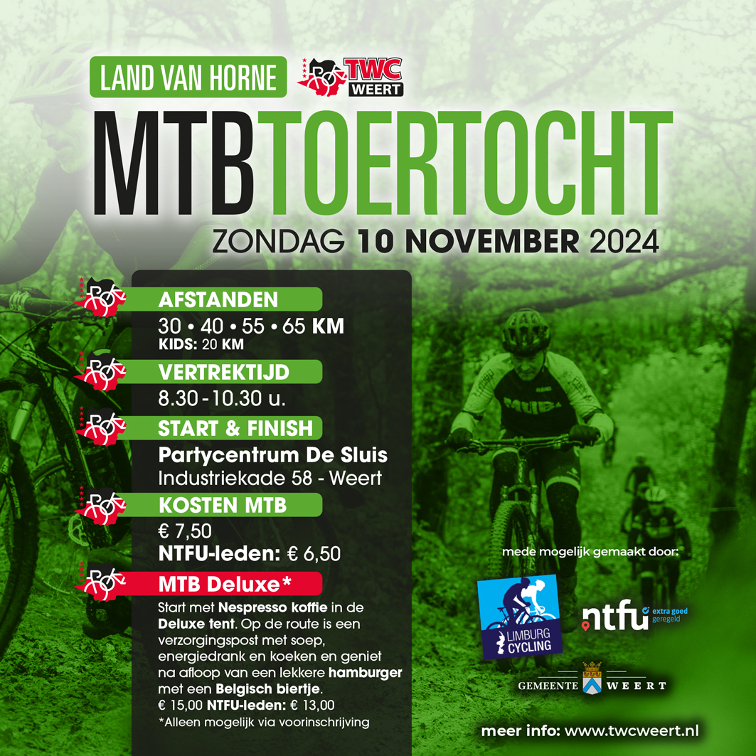 Land van Horne MTB Toertocht 2024